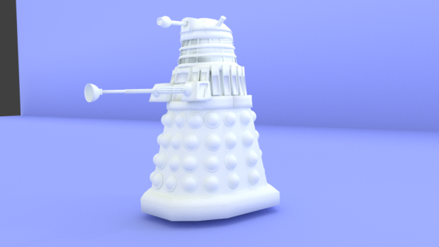 Dalek created in Blender