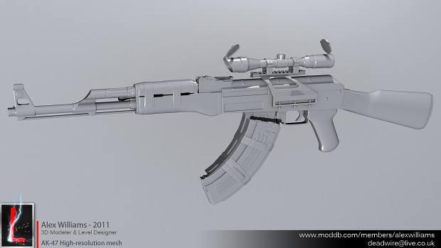 AK-47 High-resolution mesh