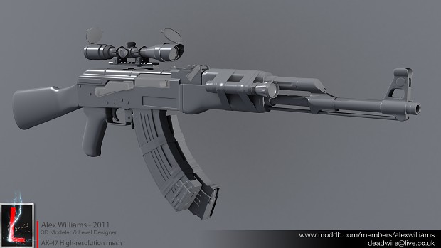 AK-47 High-resolution mesh