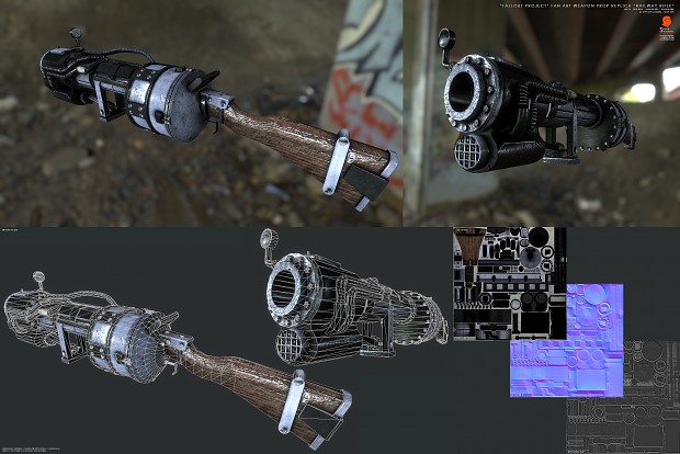 "Fallout Project" Weapon Replica "Railway Rifle"