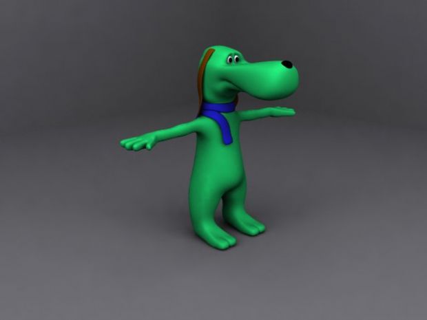 3D dog model