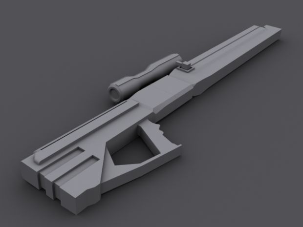 W.I.P. Sci-Fi sniper model