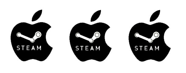 steam+apple