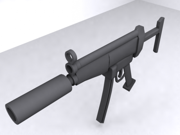 Low poly mp5
