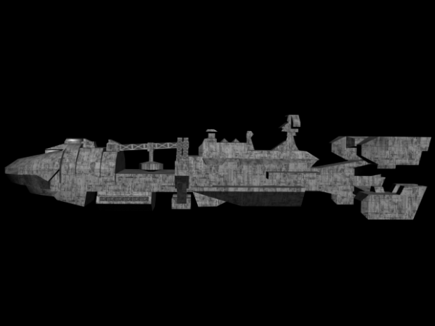 Starship Troopers Battleship (Textured)