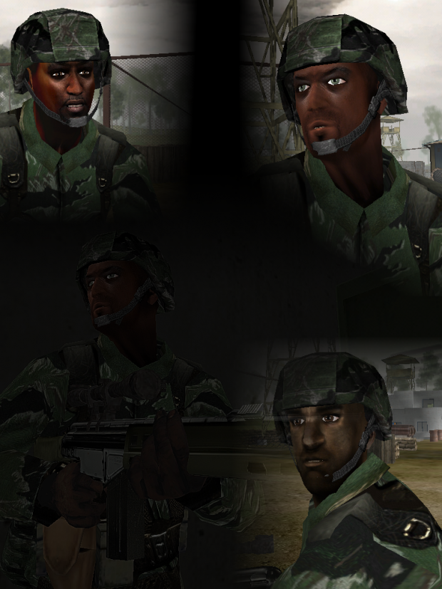 Official Faces (Guyanan Soldiers)