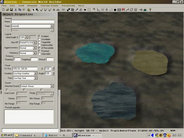 Shellmap Weather and Water features done for VGO