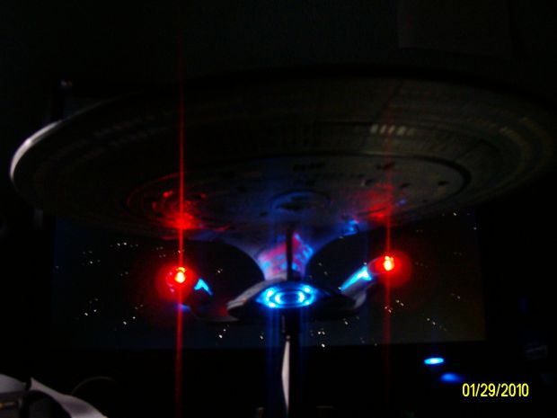 My awesome Starship Enterprise-D Toy Model!