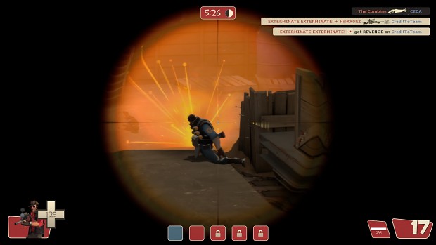 TF2 screens - cool things in the "scope"