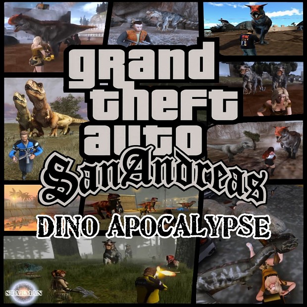 GTASACM Dino Apocalypse v3 Title & Logo