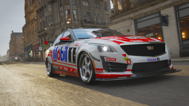 Mobil1 Racing Team Livery on the 2016 Cadillac CTS-V