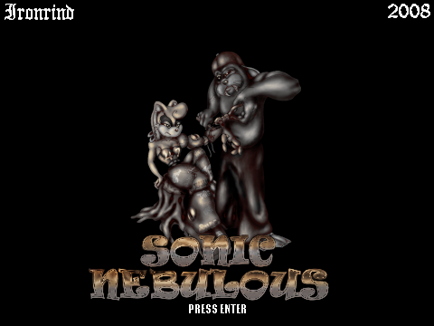 Sonic Nebulous Title Screen