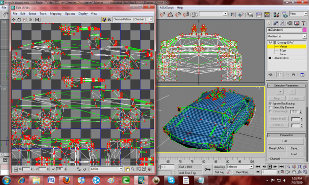 Me trying to UV map :p