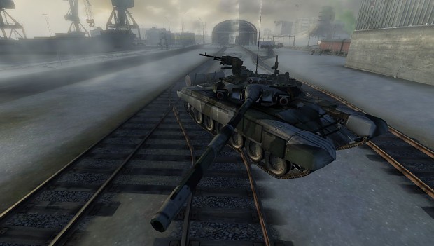 Screenshot with T-90 from MW mod