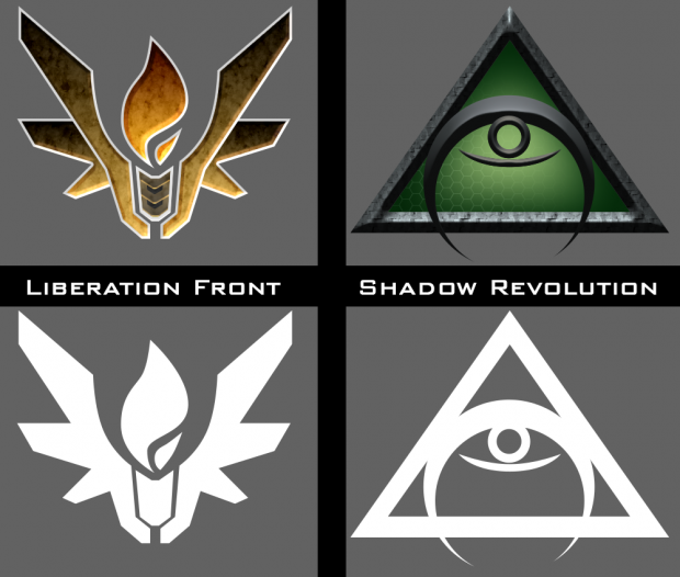 End Of Nations faction logos
