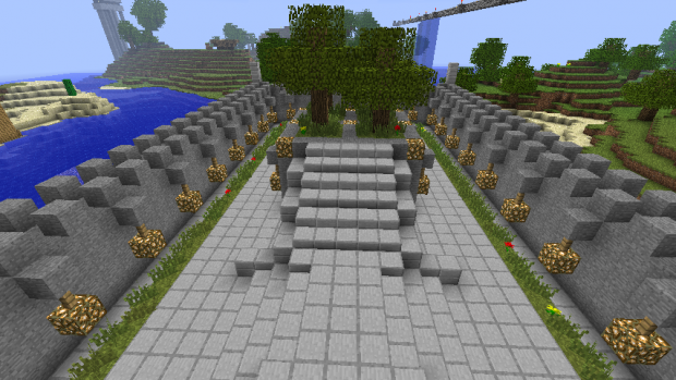 TreePunch Server Castle + Courtyard