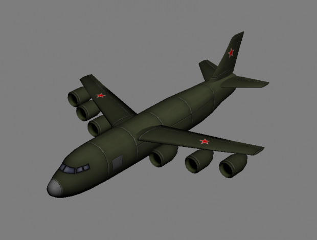 Soviet cargo plane model