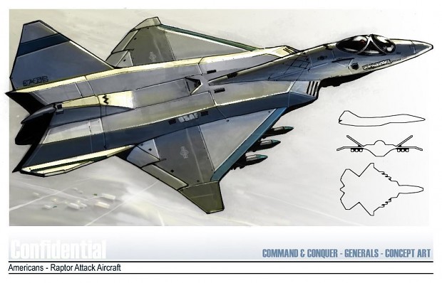 C&C Generals: Raptor concept art