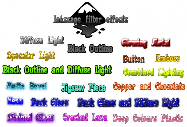 Inkscape filter effects