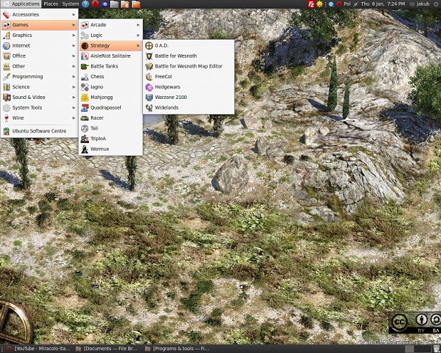 Ubuntu games screenshot