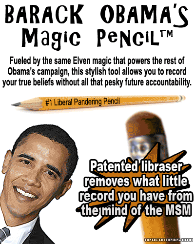 Barack Obama's magic pencil™