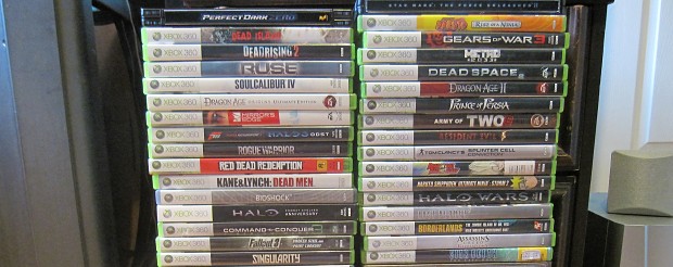 My video game collection (xbox)
