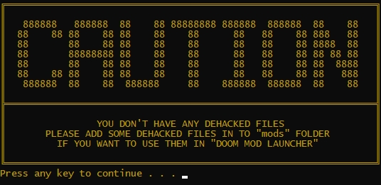 Doom Mods Launcher v1.0