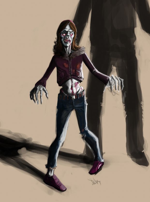 Zombie concept w.i.p3 closeup