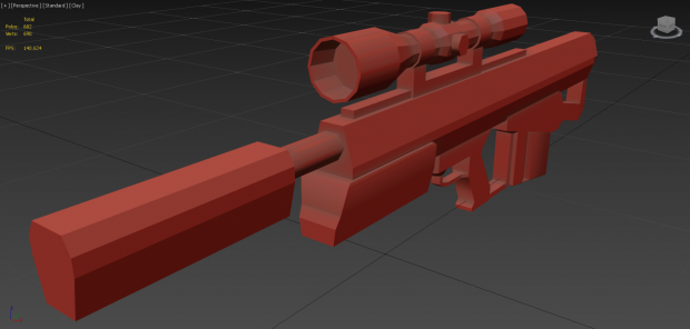 Deus Ex Sniper Rifle Redesign