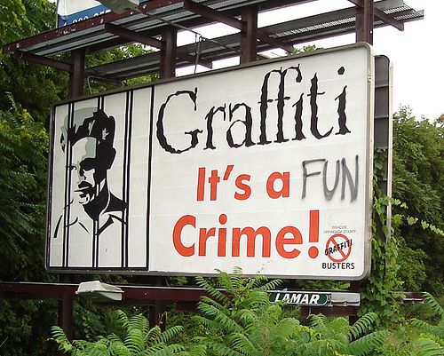 Grafitti is a Crime