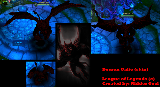 League Of Legends - Demon Galio (skin)
