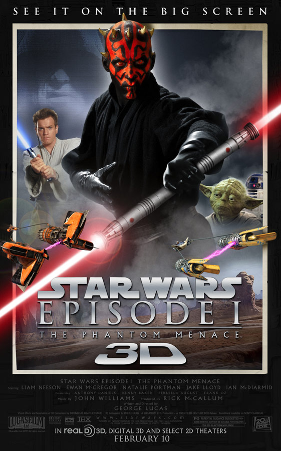 The Epic NEW Phantom Menace Poster (official)