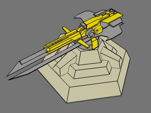 gdi & usa rail gun model