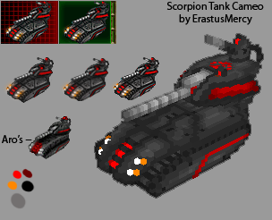 Twisted Insurrection: Scorpion Tank Cameo Sheet