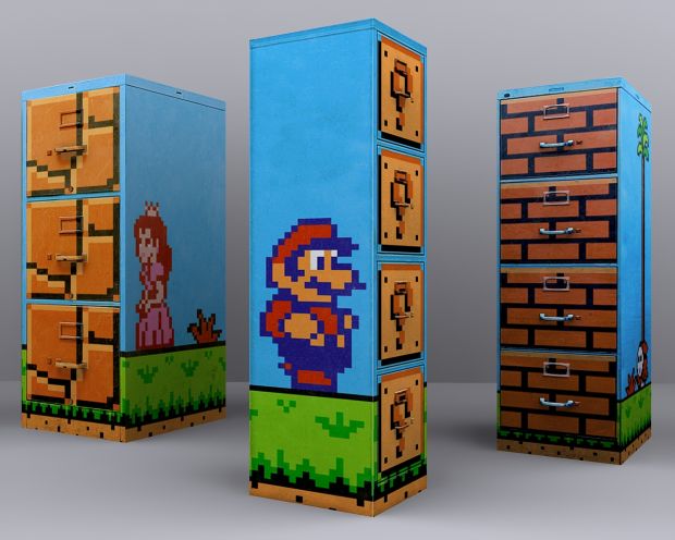 Super Mario File Cabinets for CS:Source