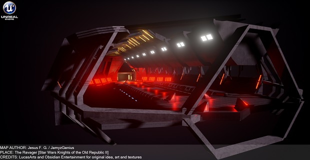 KotOR 2 The Ravager on Unreal Engine 4