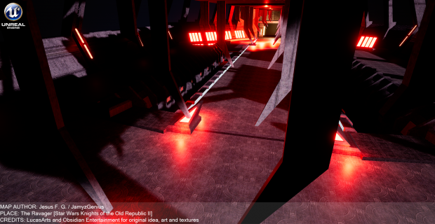 Star Wars Knights of the Old Republic 2 "The Ravager Observation Deck" in Unreal