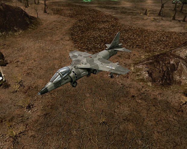 Harrier - In game