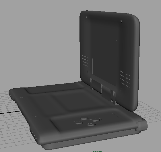 First Model - Nintendo DS (Modeled in Maya)