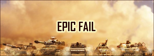 C&C Generals Epic Fail screen