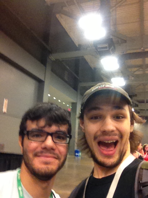 My photo with Ray (Brownman)