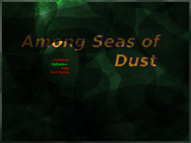Among Seas of Dust menu?