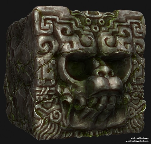 Mayan Death God Prop - Sculpt