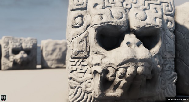 Mayan Death God Prop - Normals