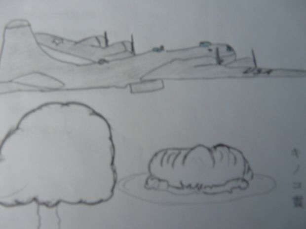Enola Gay and the Mushroom Cloud