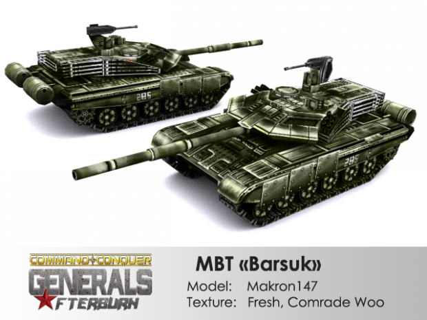 MBT "Barsuk" with no upgrades