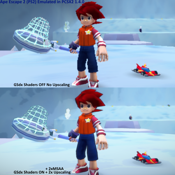 Emulated Ape Escape 2 with shaders
