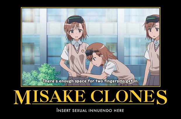 i love misaka clones