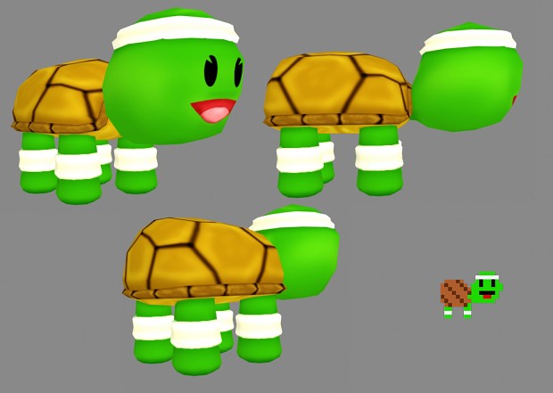 Hurdle turtle 3D