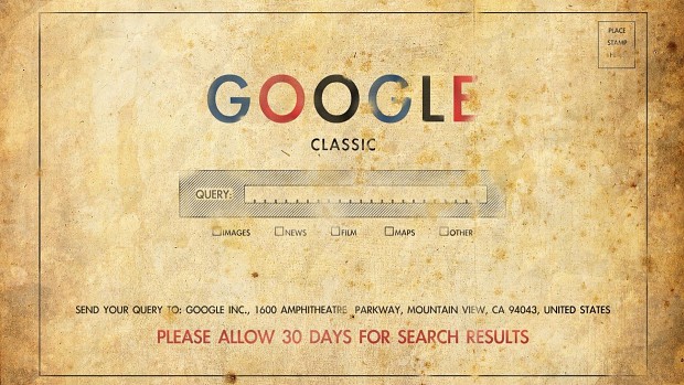 Google Old School 1920 x 1080